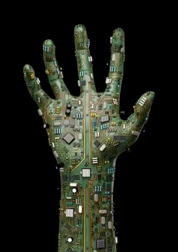 Data hand Stock-Illustration