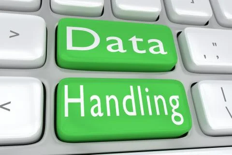 Data Handling concept Illustration