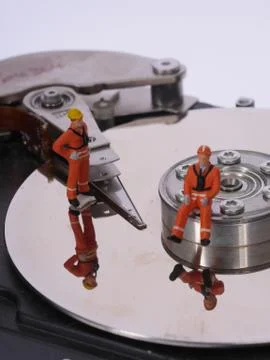 Data hard disk repair rescue Stock Photos
