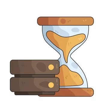 Data History illustration Stock Illustration
