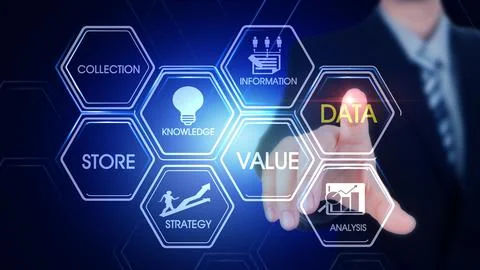 DATA Illustrazione stock