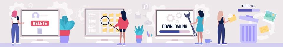 Data Stock Illustration