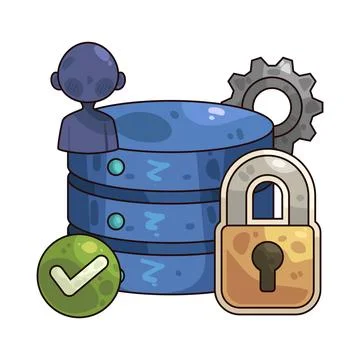 Data illustration Stock Illustration