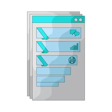 Data index illustration Stock Illustration