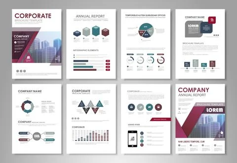 Data Infographic Set Stock Illustration