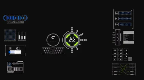 Data Infographics Animation - Three (HD) Video stock 44077949