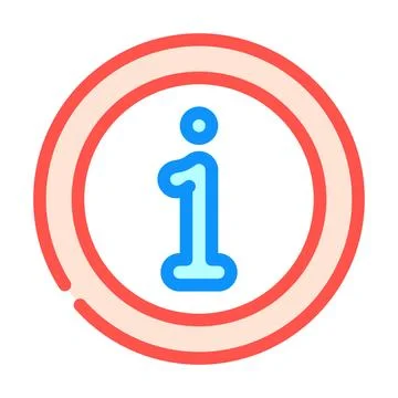Data information color icon vector illustration Stock Illustration