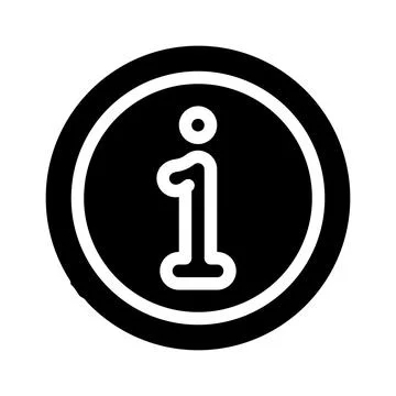 Data information glyph icon vector illustration 스톡 일러스트