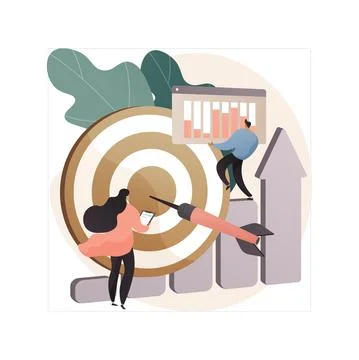 Data initiative abstract concept vector illustration. Stock Illustration