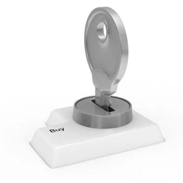 Data input blocking. Isolated 3D image on white Stock Illustration