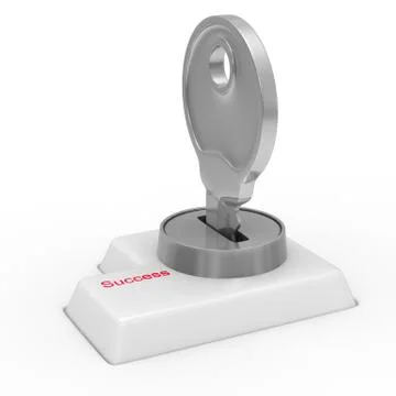 Data input blocking on white background. Isolated 3D image Stock Illustration