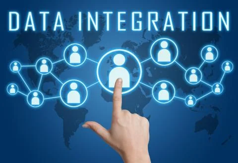 Data integration Stock Illustration