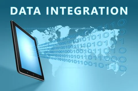 Data integration 스톡 일러스트