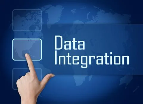 Data integration 库存插图