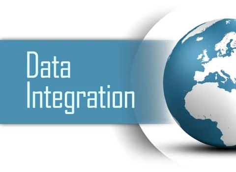 Data integration 库存插图