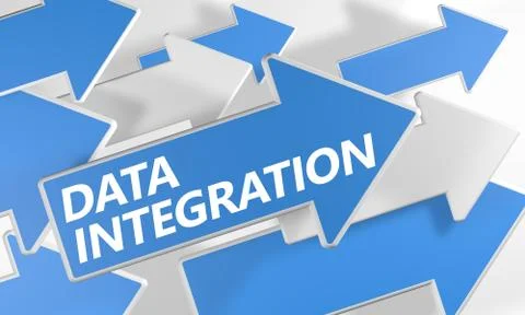 Data integration 库存插图