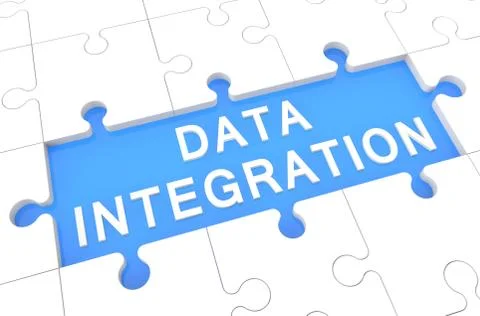 Data integration Stock Illustration