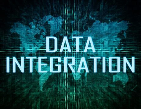 Data integration Stock Illustration