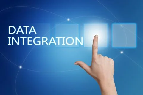 Data Integration 스톡 일러스트