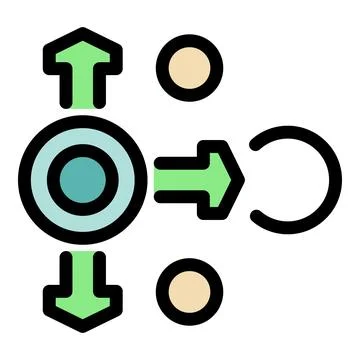 Data integration system transforming and transferring information with arro.. Stock Illustration