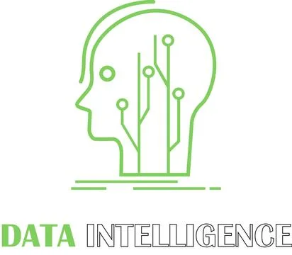 Data Intelligence AI Logo Vector File 스톡 일러스트