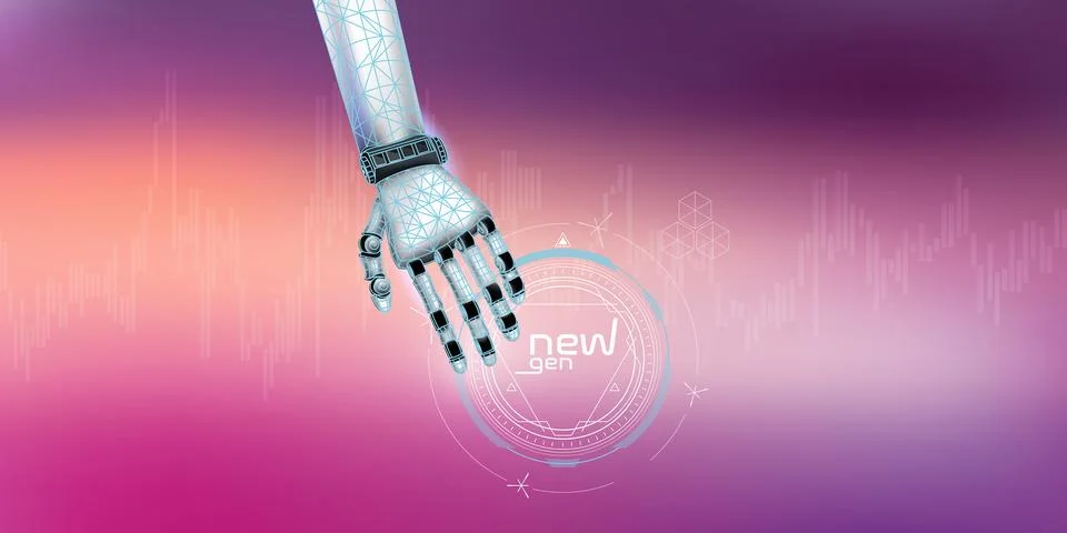 From data to intelligence, Artificial Intelligence learns to analyze information Illustrazione stock