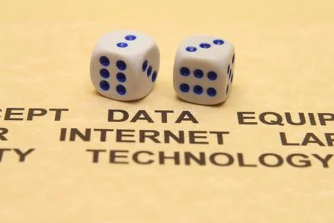 Data internet technology Foto stock