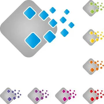 Data, IT, Pixel, Internet, Collection, Logo, Icon Stock Illustration
