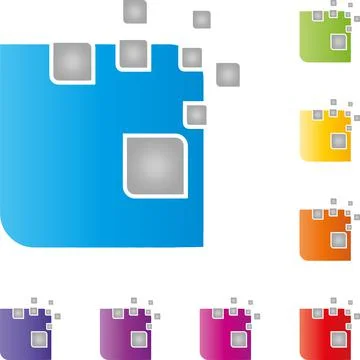 Data, IT, Pixel, Internet, Collection, Logo, Icon Stock Illustration