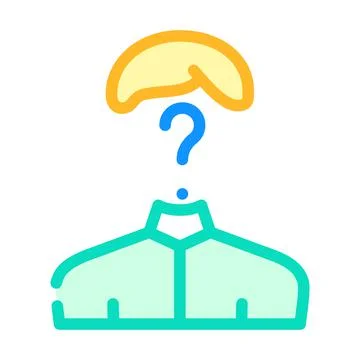 Data lack kyc color icon vector illustration 스톡 일러스트