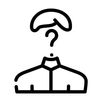 Data lack kyc line icon vector illustration 스톡 일러스트