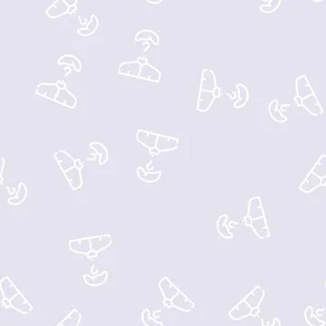 Data lack kyc line vector seamless pattern Stock Illustration