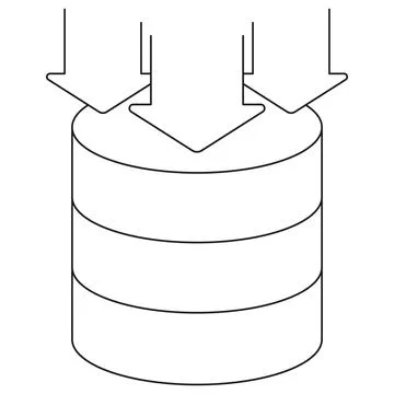 Data Layer in Machine Learning Infrastructure Icon イラスト素材
