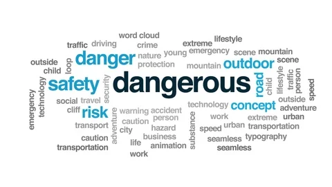 Data leak animated word cloud. Kinetic typography. Stock Footage 104966628