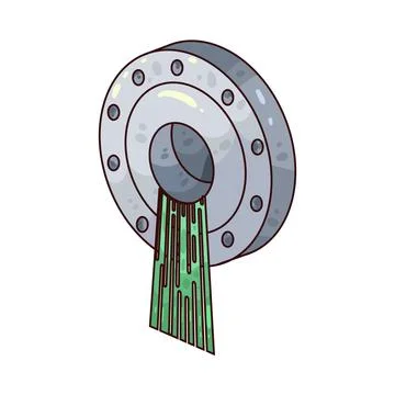Data Leak illustration 스톡 일러스트