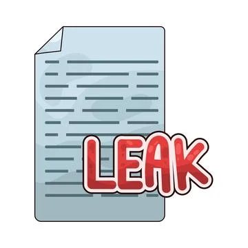 Data Leak illustration イラスト素材