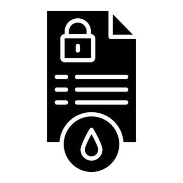 Data leak Vector Icon Design Illustration Stockillustratie