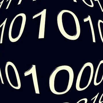 Data life Stock Illustration