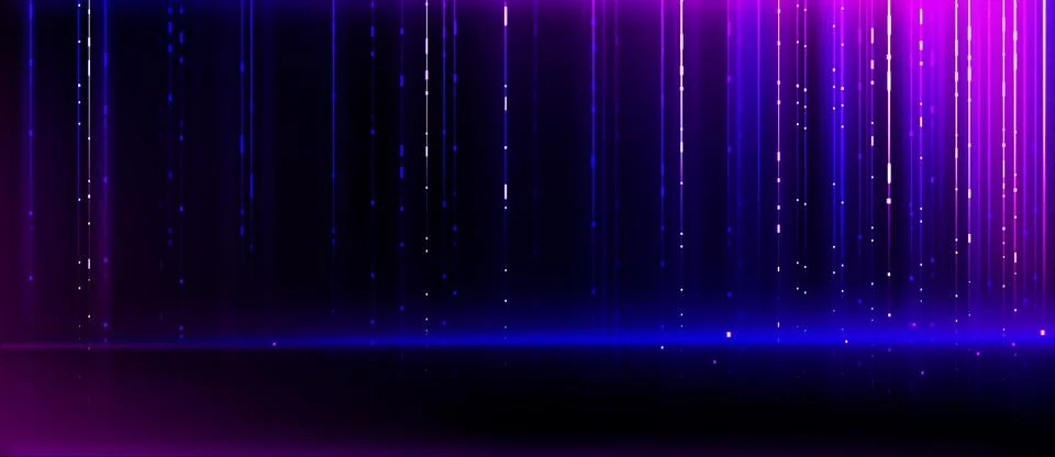 Data light streams with AI technology effects 스톡 일러스트