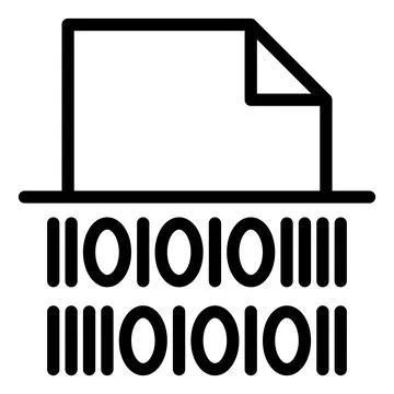 Data line icon vector illustration isolated on white background イラスト素材