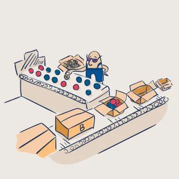 Data link layer osi model vector illustration doodle Stock Illustration