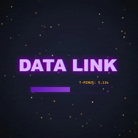 Data Link Loading Bar Countdown T-Minus 10 Seconds Digital Connection Stock Footage 348197693