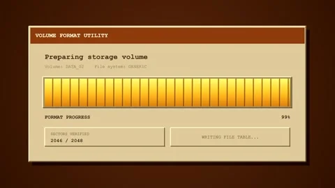 Data loading progress bar animation on computer screen Stock Footage 346926252