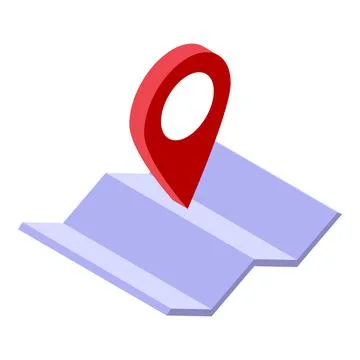 Data location icon isometric vector. Antivirus software Stock Illustration