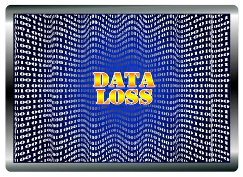 Data Loss Concept Illustrazione stock