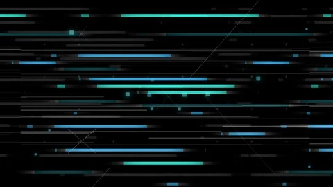 Data Loss Digital Glitch Motion Graphic Background Stock Footage 125552999