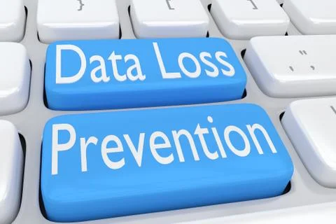 Data Loss Prevention concept Stock Illustration
