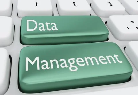 Data Management concept Stock Illustration