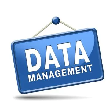 Data management Stock Illustration