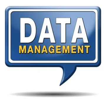 Data management Stock Illustration